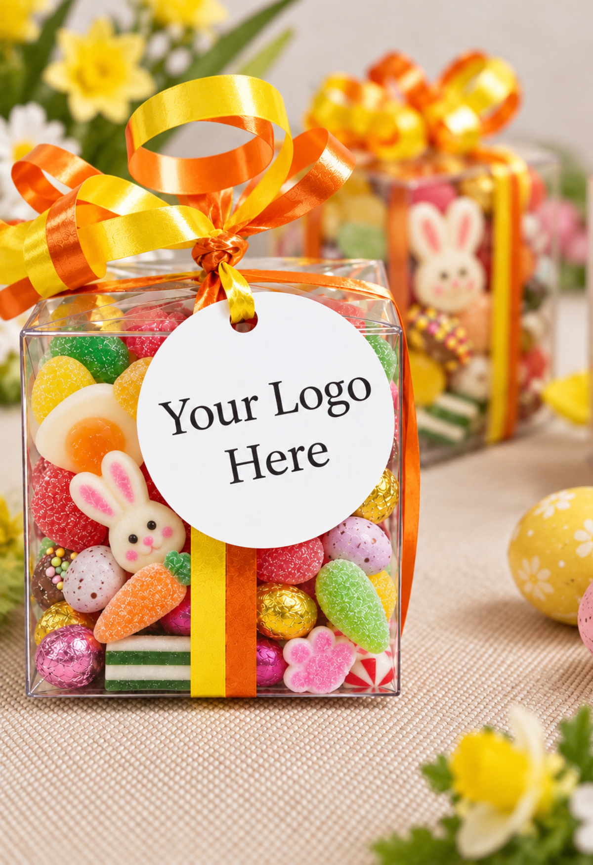 Sample Easter Sweet Cubes for Corporate Clients