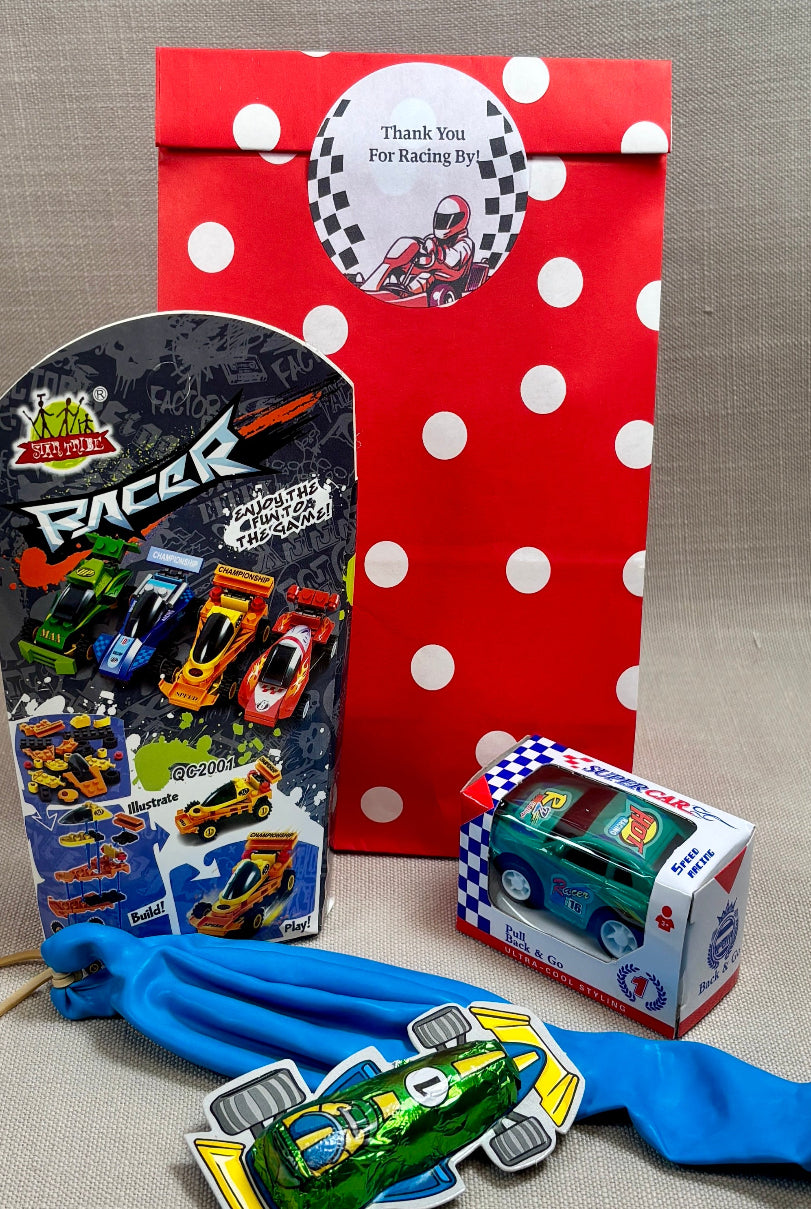 Paper Party Bag- Car | Pre Filled