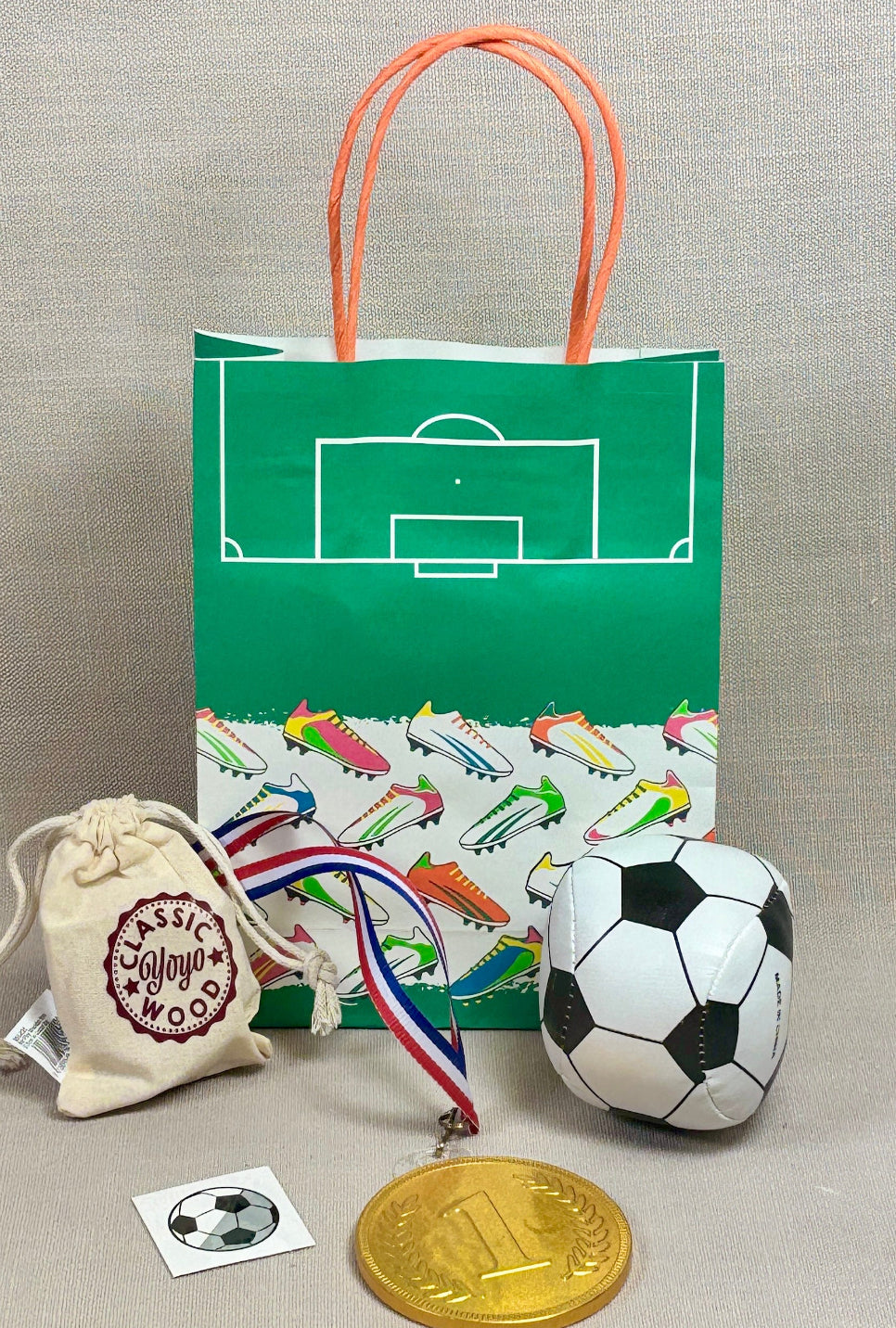 Paper Party Bag - Football | Pre Filled