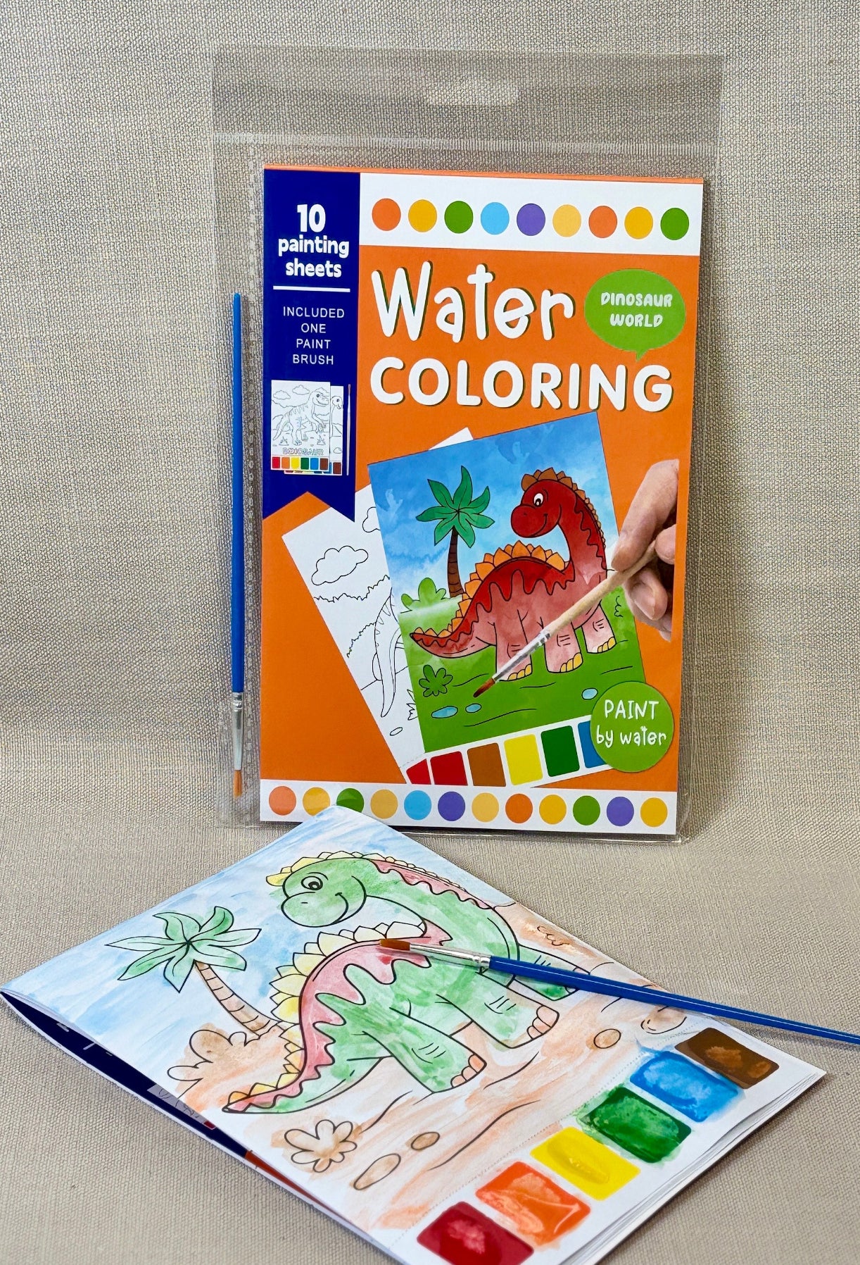 Water Colouring Book | Dinosaur World (Paint with Water)
