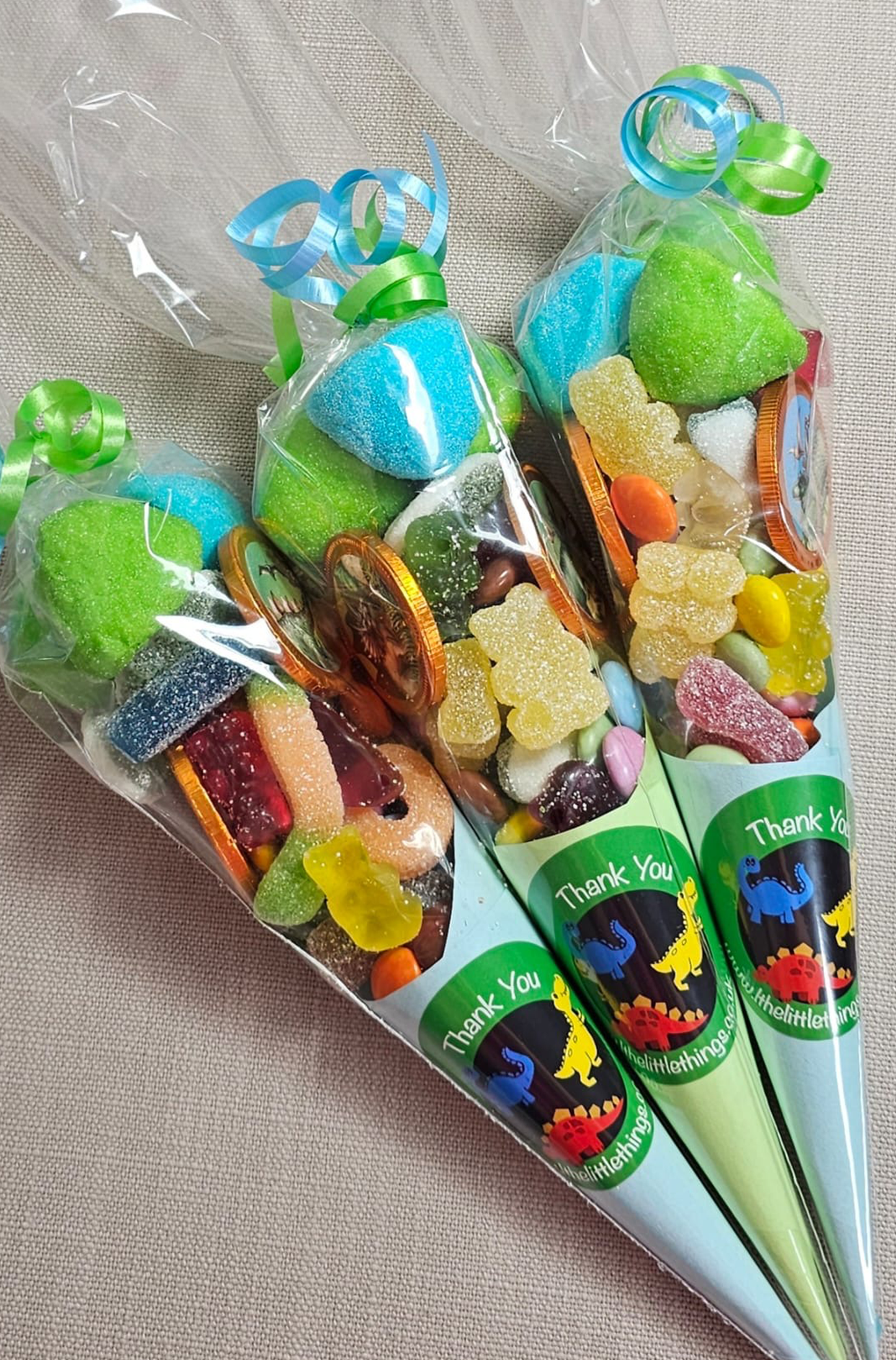 Pre Filled Luxury Dinosaur Sweet Cone
