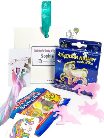 Unicorn party boxes - Personalised Boxes | Pre Filled