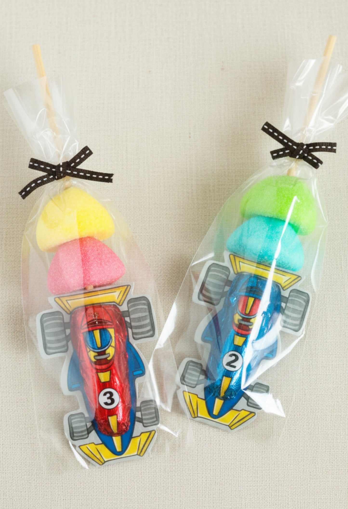 Race Car Sweet Kebabs - The Little Things