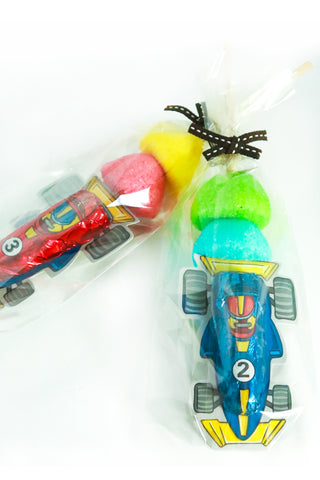 Race Car Sweet Kebabs - The Little Things