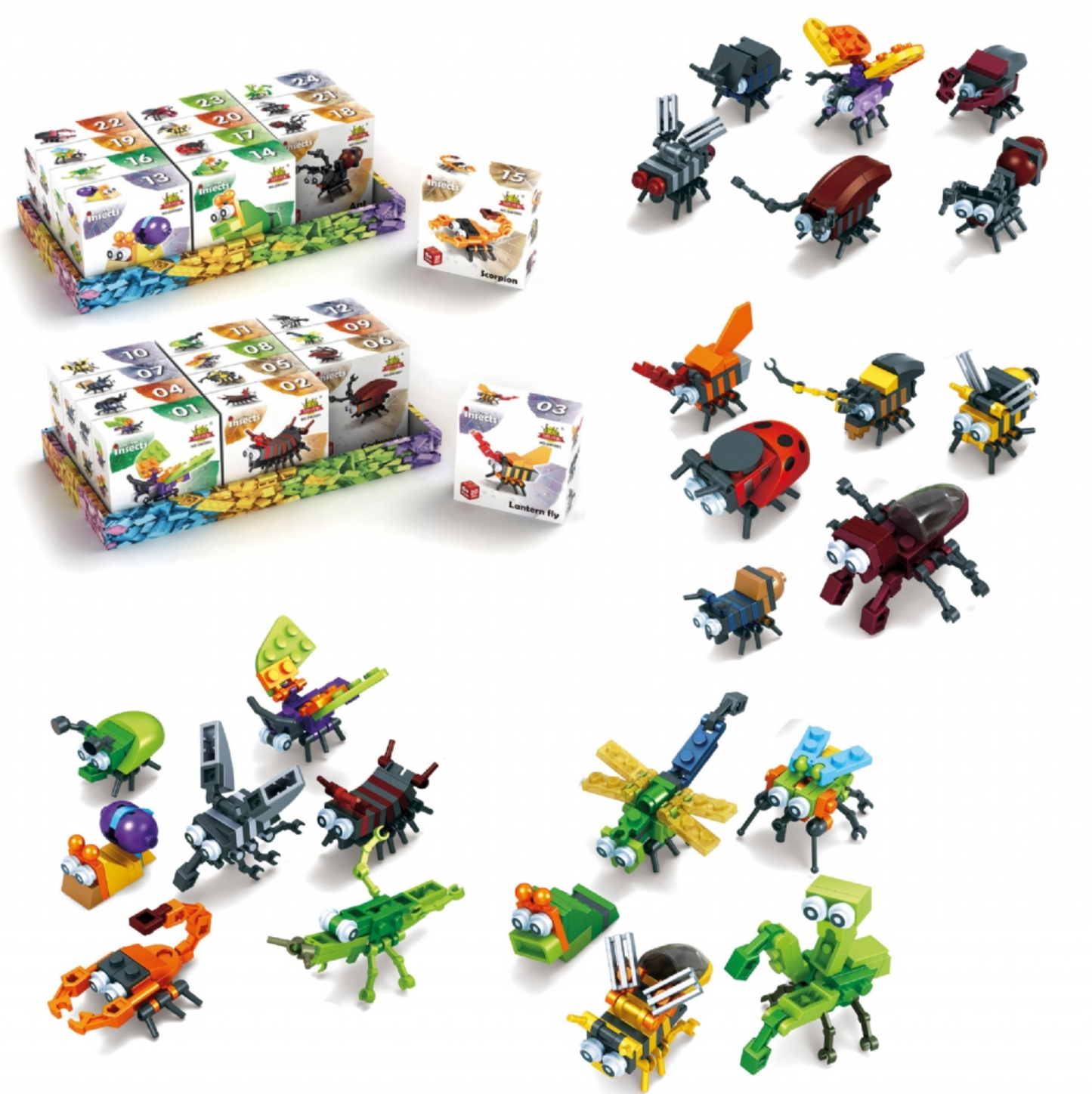 Mini Insect Brick Set - The Little Things