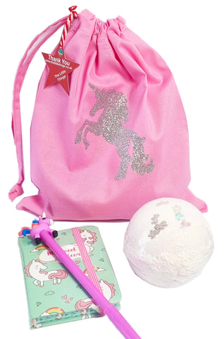 Fabric Party Bags - Big Unicorn