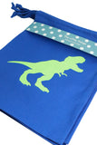 Dinosaur Fabric Party Bag (pack of 5) - The Little Things