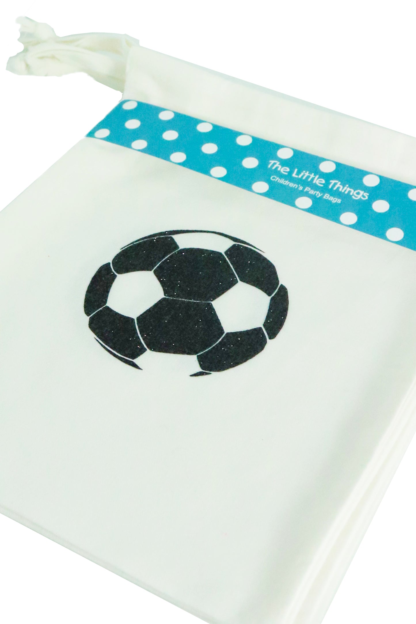 Football Fabric Party Bag (pack of 5) - The Little Things