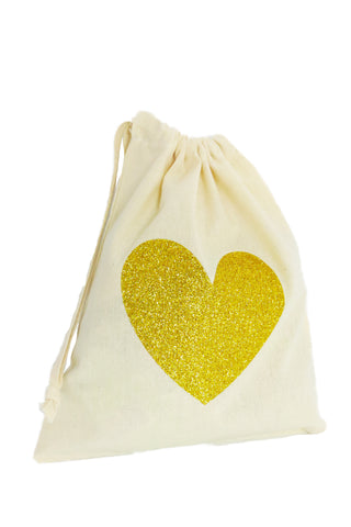 Heart bag - party bags | Glitter - The Little Things