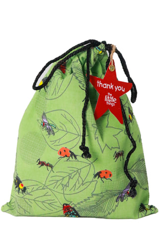 Insects Print Fabric Party Bag - The Little Things