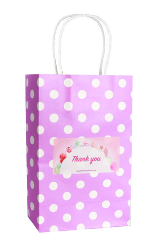 Mermaid Purple Spotty Party Bag - The Little Things