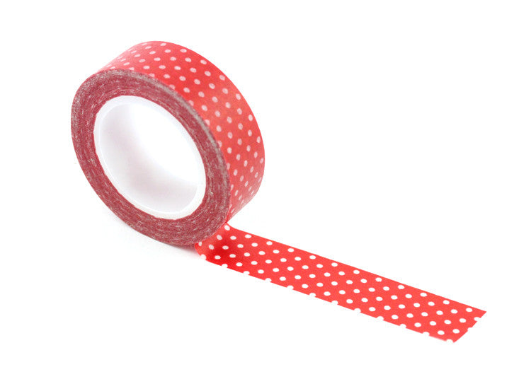 Red Spotty Washi Tape - The Little Things