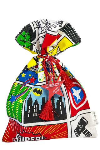 Superhero Fabric Party Bag - The Little Things