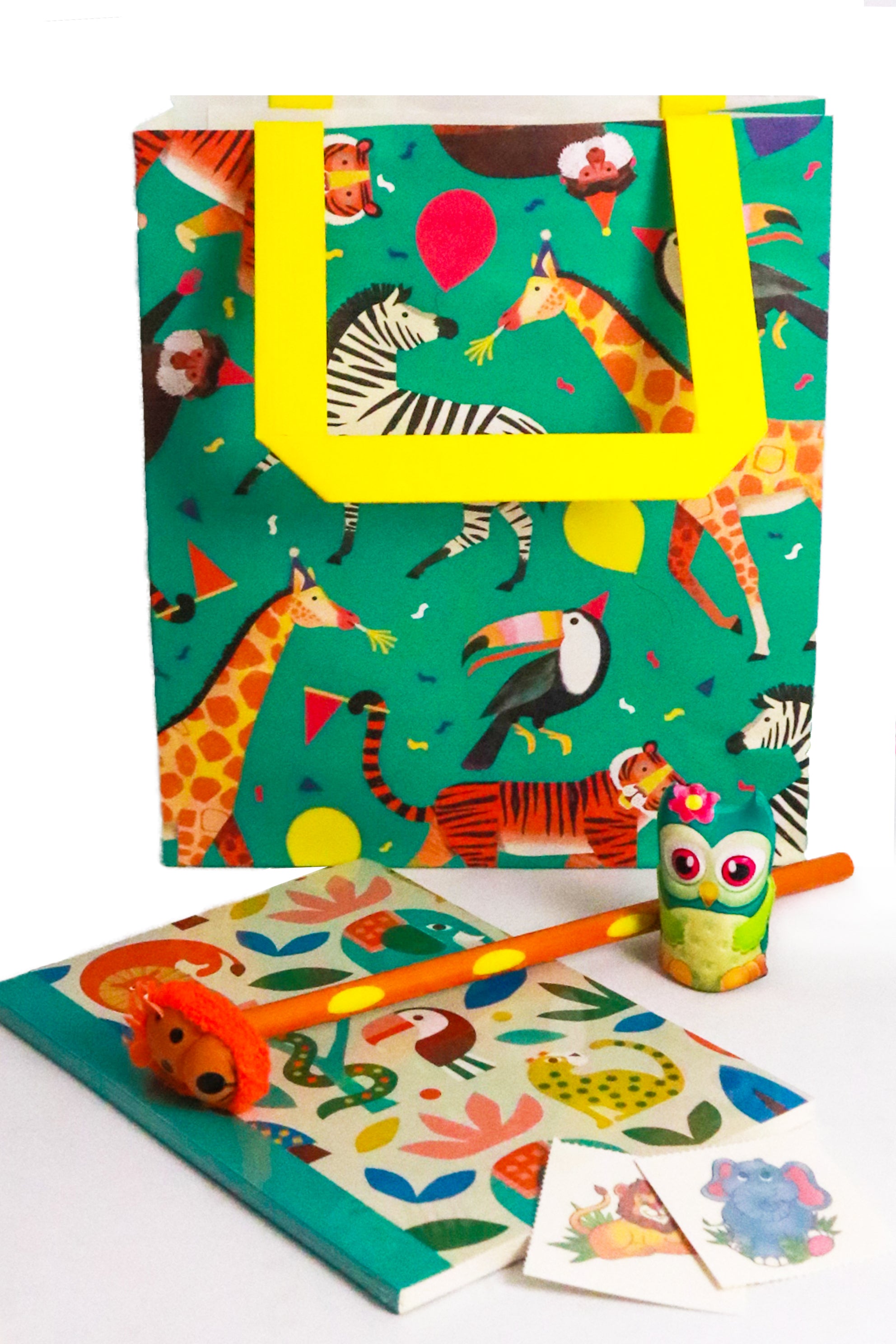 Pre Filled Party Bag - Wild Animals | Luxury Paper Party Bags for Kids ...