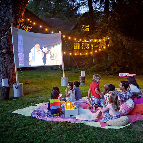 Host your own outdoor movie night!