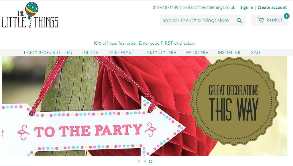 The Little Things - our new website launched