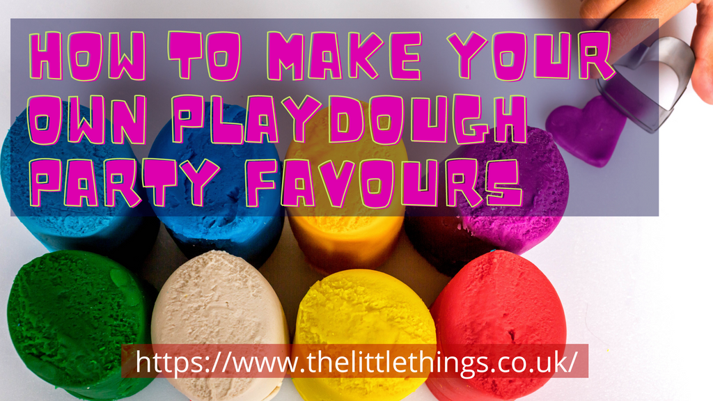 How to make your own playdough party favours