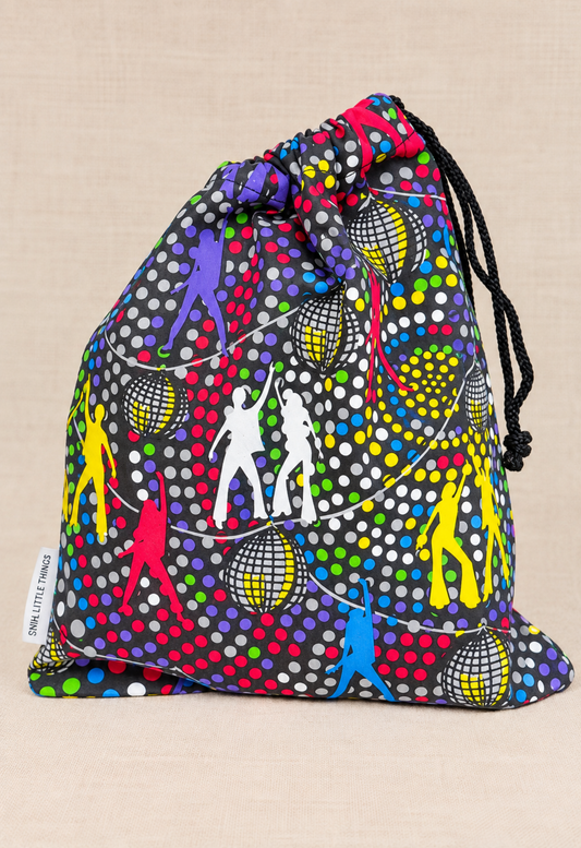Disco Print Fabric Party Bag