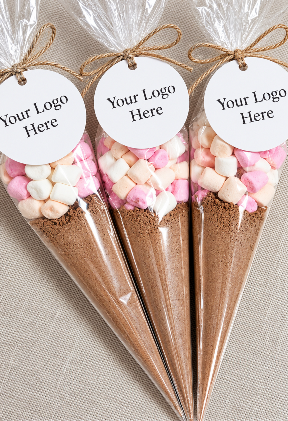 Sample Hot Chocolate Cone for Corporate Clients