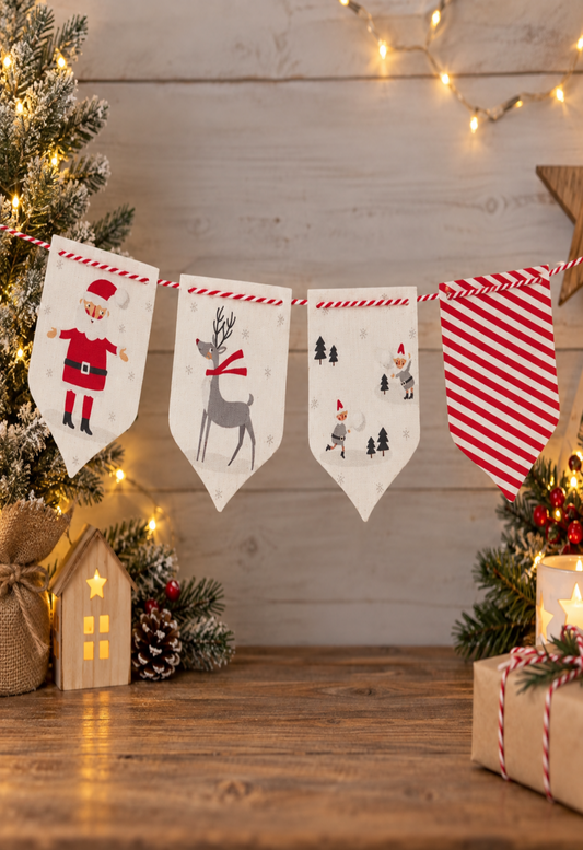 Christmas Santa Garland
