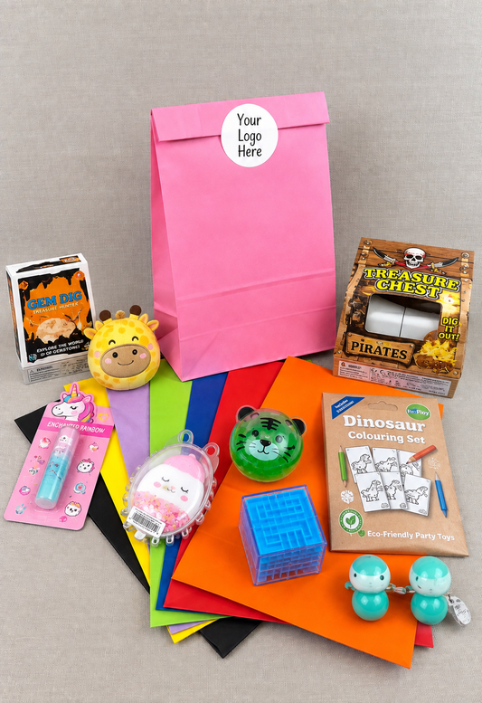 Sample Paper Bag with Fillers for Corporate Clients