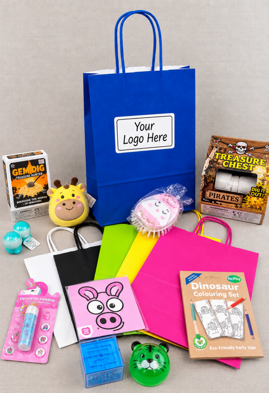 Sample Paper Handled Bags with Fillers for Corporate Clients