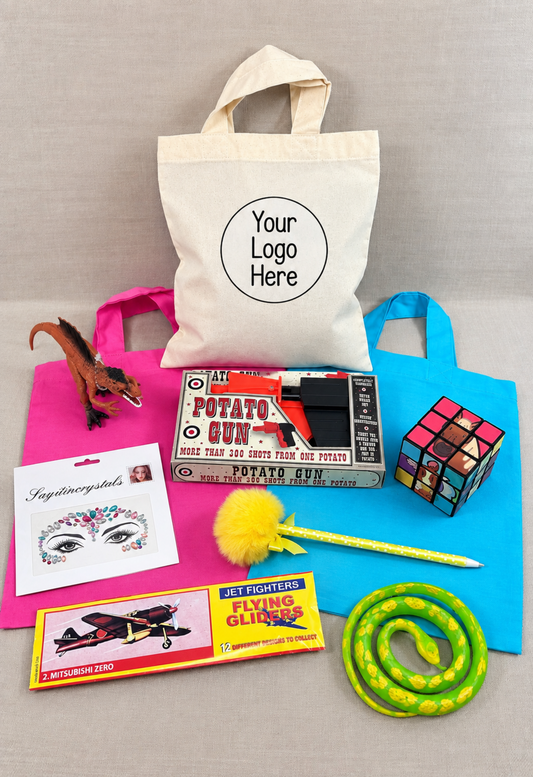 Sample Pre-Filled Fabric Handled Bag for Corporate Clients