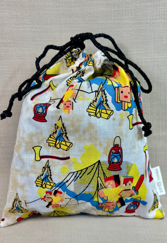 Survival Print Fabric Party Bag