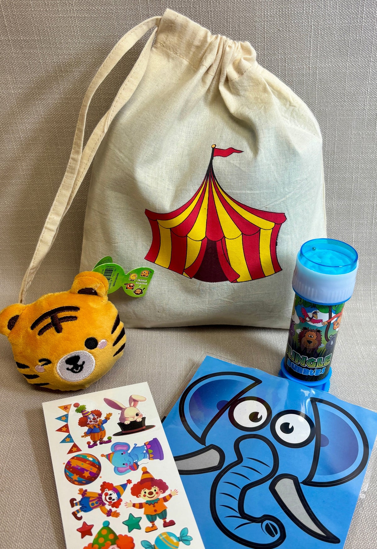 Party Bags - Big Top | Pre filled