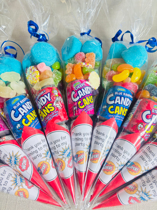 Luxury Superhero Sweet Cone Pre Filled