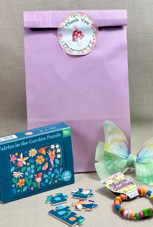 Paper Party Bags -Fairies | Pre Filled