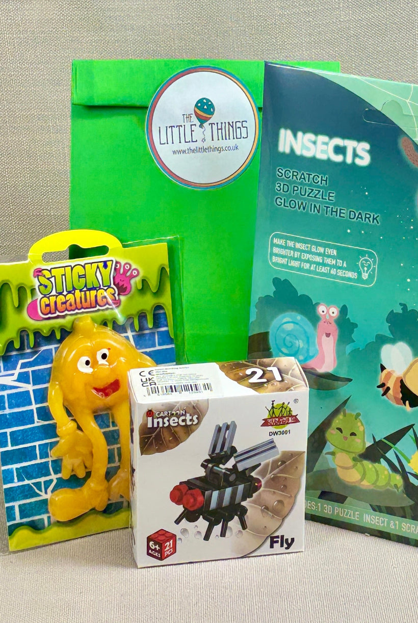 Paper Party Bags - Insect | Pre Filled