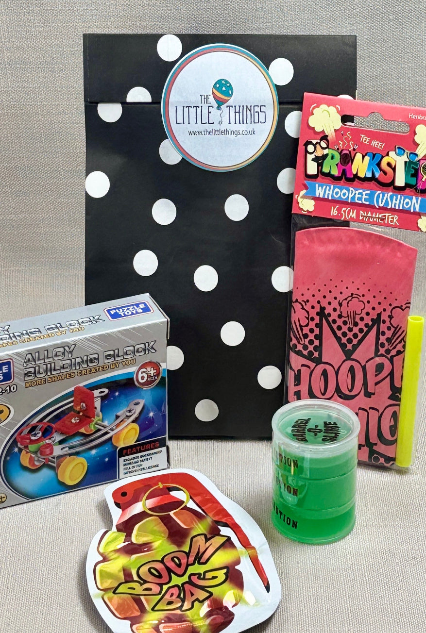 Pre Filled Party Bag- Big Cars | Paper Party Bags for Kids UK – The ...