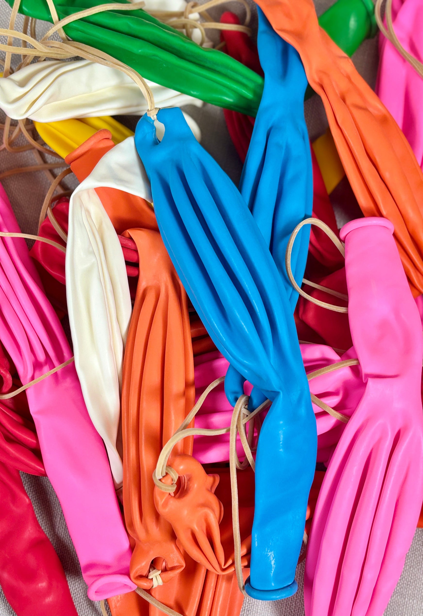 Colorful punch balloons