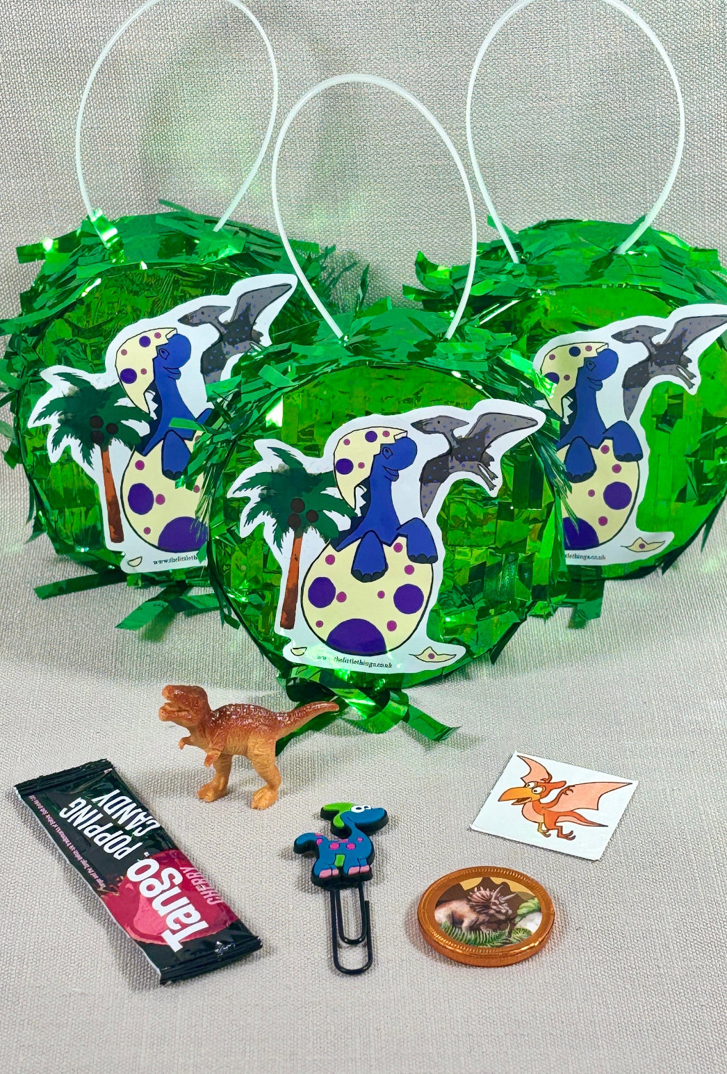 Pre-Filled Dinosaur Piñata Favor