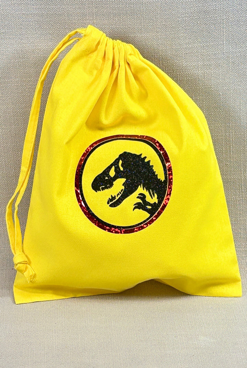 Jurassic park inspired Fabric Party bag