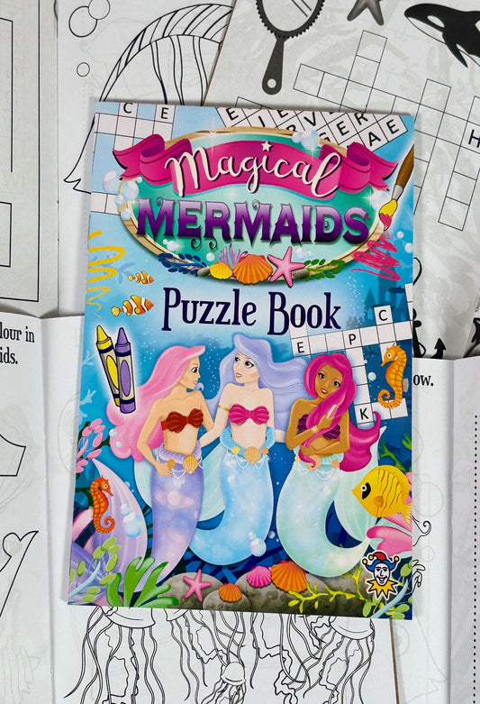 Magical Mermaids Puzzle Book 