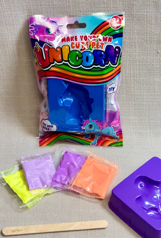 Make your own cute pet unicorn kit. 
