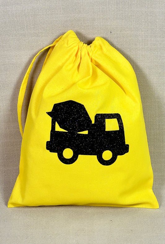 Construction Fabric Party Bag