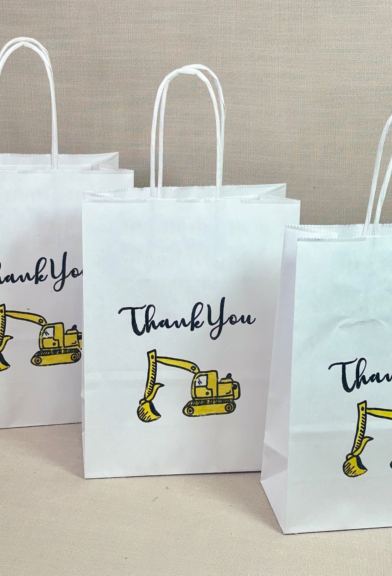 Digger Paper Party Bag