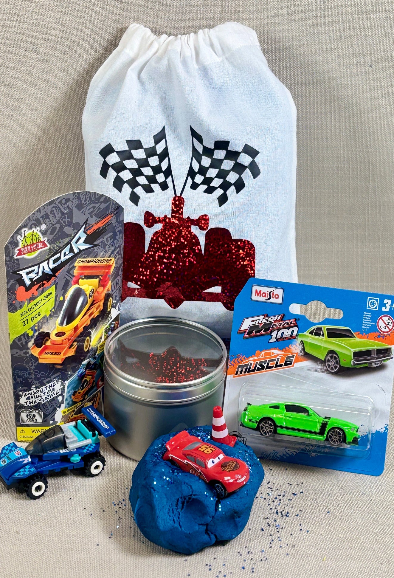 Party Bags - Mega Racing Car  | Pre filled