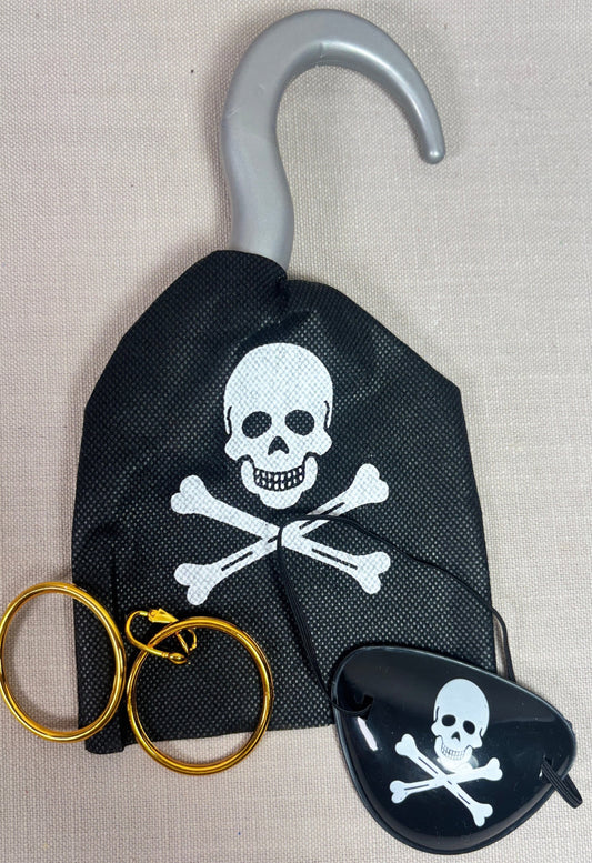 Pirate Fancy Dress Accessories Set
