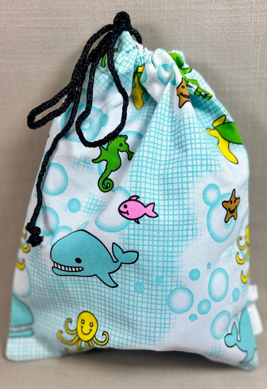 Under The Sea Print Fabric Party Bag
