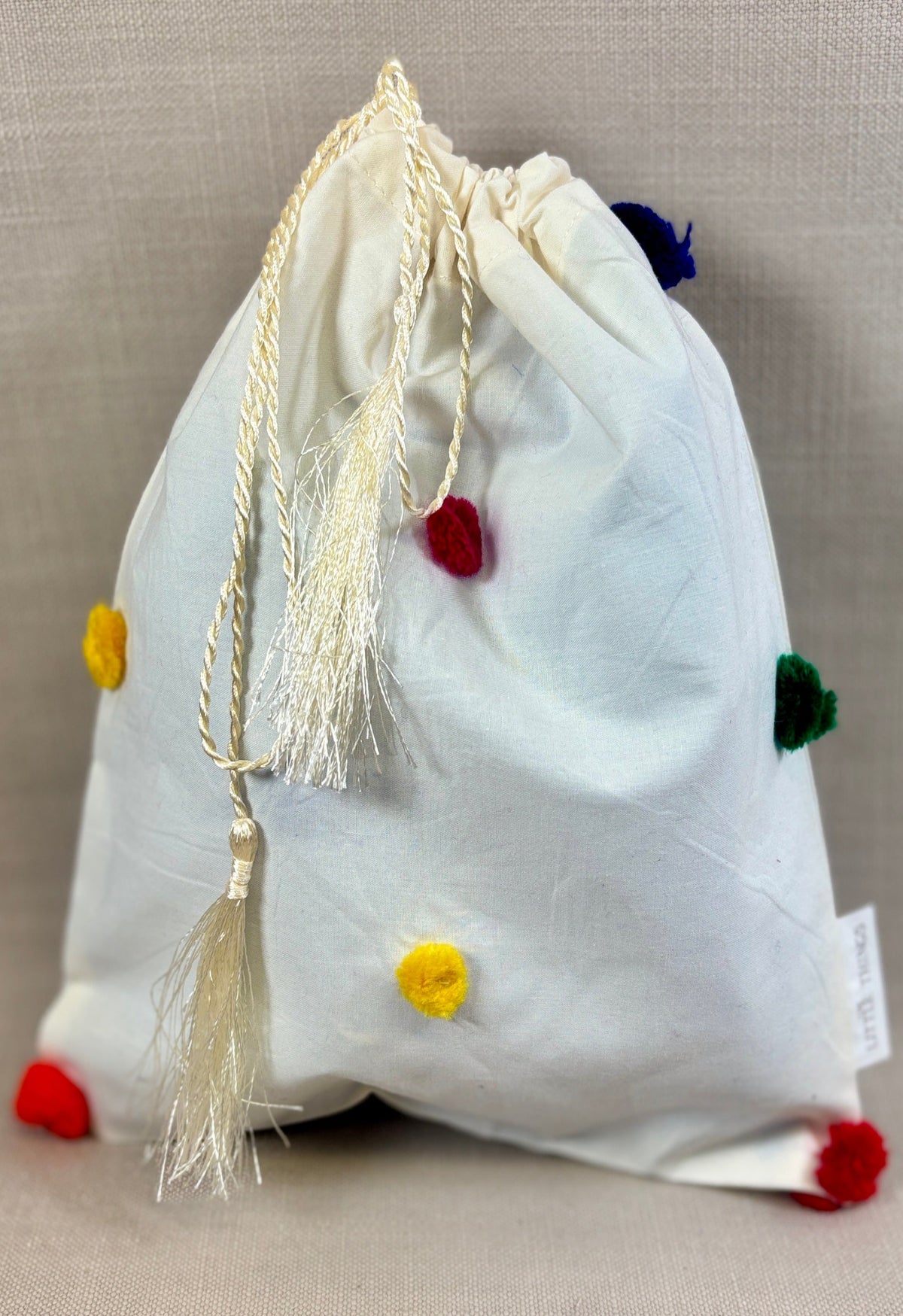 Pom Pom bags - Party Bags | Fabric bag