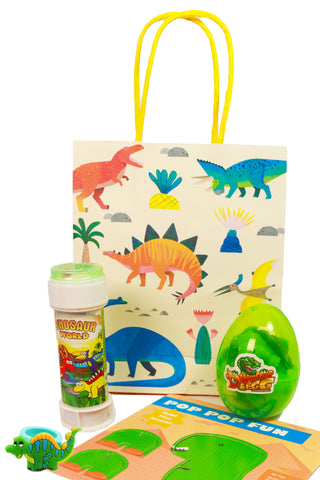 Paper Party Bags - Dino Pop Up | Pre Filled