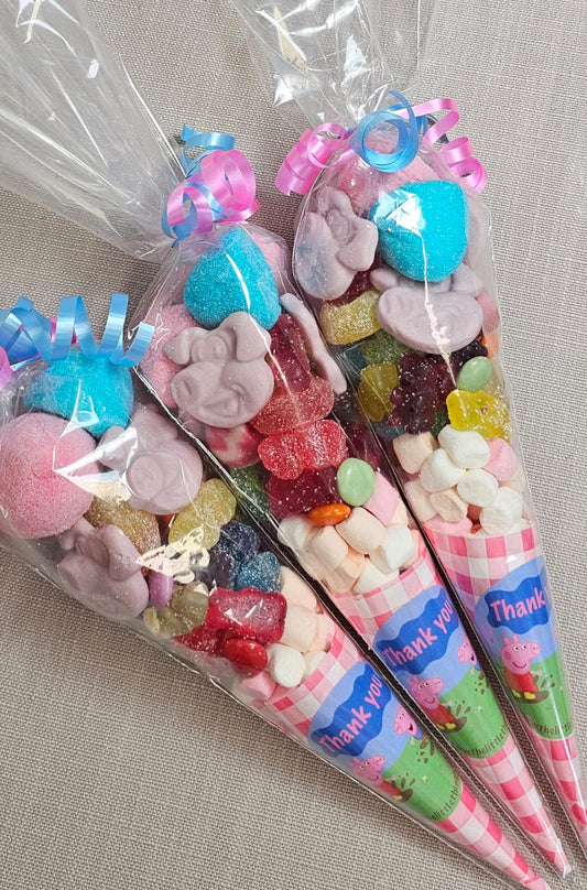 Pre Filled Peppa pig Sweet Cone