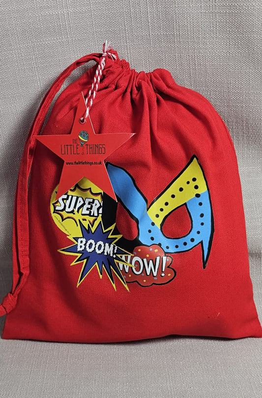 Superhero Fabric Party Bag