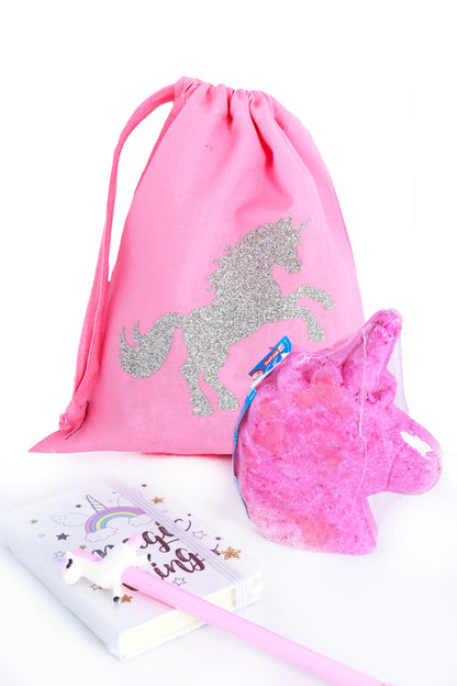 Pre Filled Fabric Party Bag - Big Unicorn - The Little Things