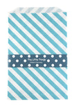 Blue Stripe Treat Party Bags (Quantity 12) - The Little Things