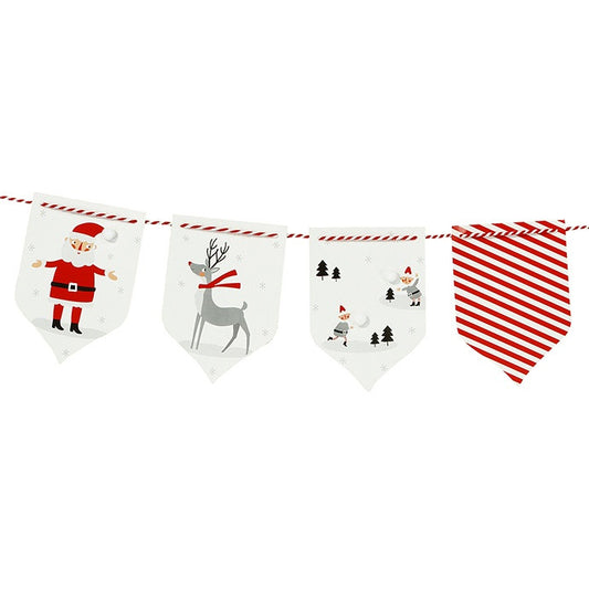 Christmas Santa Garland - The Little Things